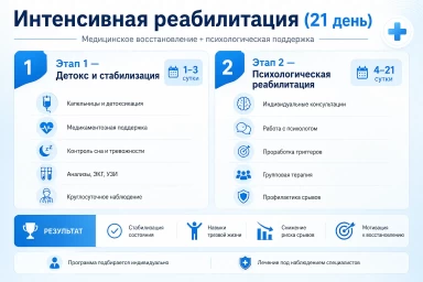 Реабилитация за 21 день в Зеленокумске